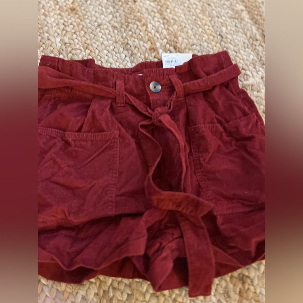Red shorts